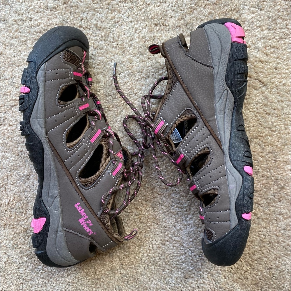 Lakes Rivers Memory Foam Sandals - Picture 3 of 10